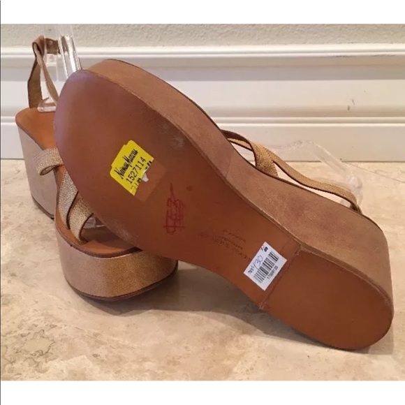 RALPH LAUREN COLLECTION Platform Sandals Italy NEW - Picture 5 of 8